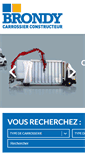 Mobile Screenshot of carrosserie-brondy.com